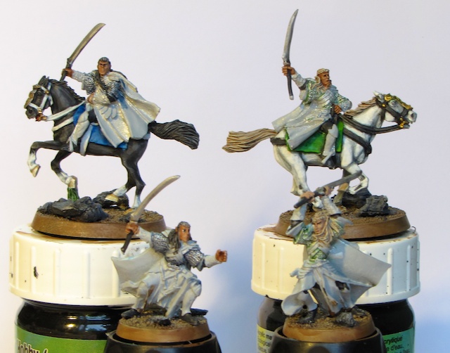 Both horses painted