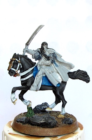 Horses painted