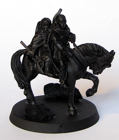 Mounted Legolas and Gimli ready to paint